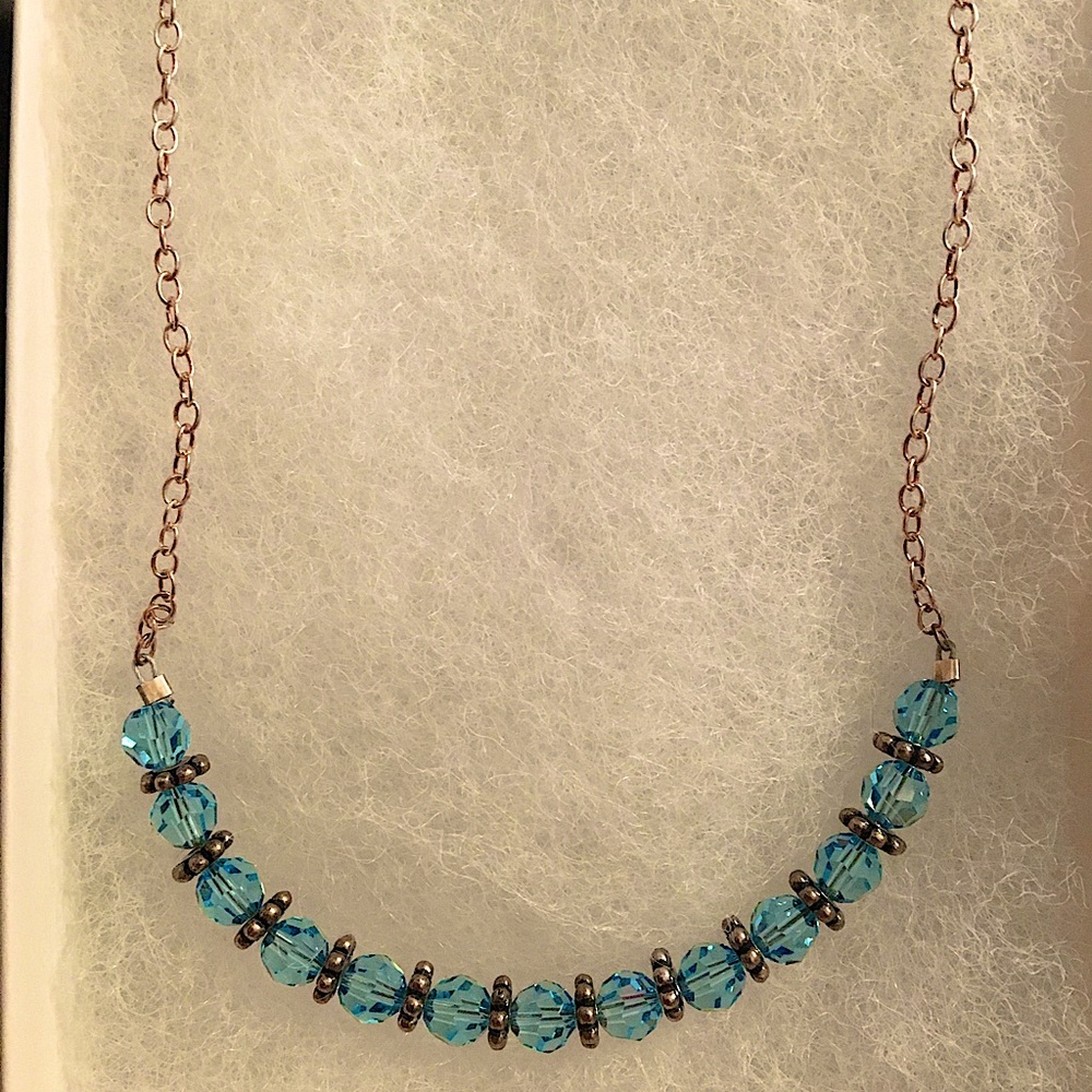 Coldwater Creek Genuine crystal necklace (13th Birthday Necklace)